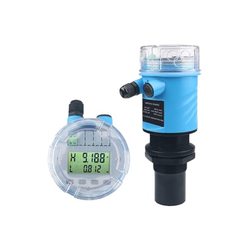 Flüssigkeitsstandsmesser 4-20mA Relais Flüssigkeit Level Sensor Sender Keine Kontaktieren Öl Kraftstoff Tank Ultraschall Level Sensor Sender(8m 4-20mA 2 relays) von AIRUIXI