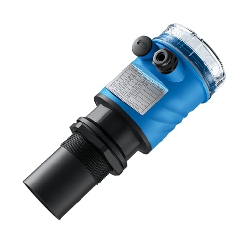 Flüssigkeitsstandsmesser Ultraschall-Wasserstandssensor, kabellos, Entfernung 0–20 m, Meter, 4–20 mA Relaisausgang, Ultraschall-Wassertank-Füllstandsmesser(10m 4-20mA 2 relays) von AIRUIXI