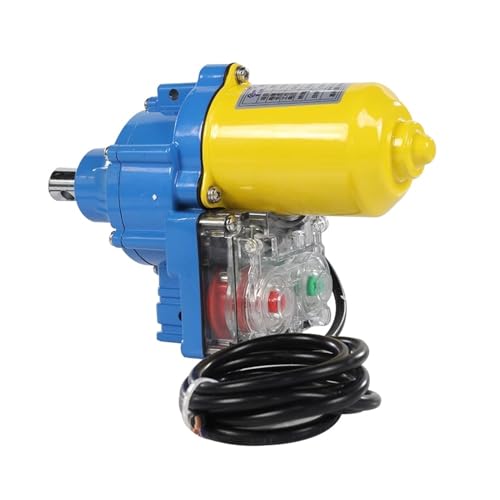 Gewächshausbelüftung 220 V Elektrische Filmrollenmaschine, 24 V Temperaturregelung, Gewächshaus-Filmrollenmaschine, Filmrollenmotor, Gewächshaus-Rolltor(B) von AIRUIXI