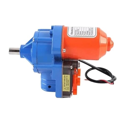 Gewächshausbelüftung Elektrische Filmrolle DC 24 V Filmrollenmaschine 100 W/150 W Elektrische Aufrollmaschine Gewächshausfilmwickelmaschine(Red-100w) von AIRUIXI