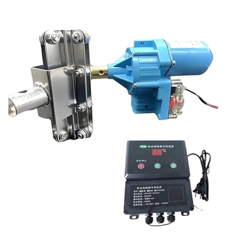 Gewächshausbelüftung Elektrischer Folienroller DC 24 V Gewächshaus-Aufrollmotor Elektrische Gewächshaus-Folienwickelmaschine Folienrollmaschine(100W-power supply-Creeper) von AIRUIXI