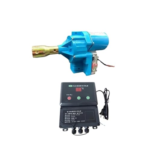 Gewächshausbelüftung Elektrischer Folienroller DC 24 V Gewächshaus-Aufrollmotor Elektrische Gewächshaus-Folienwickelmaschine Folienrollmaschine(150W with power supply) von AIRUIXI