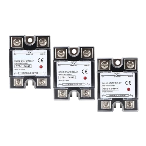 Halbleiterrelais 1pc SSR Solid State Relais Modul 24-380V DA/AA AC Einphasig Steuerrelais(AC control AC,80A) von AIRUIXI