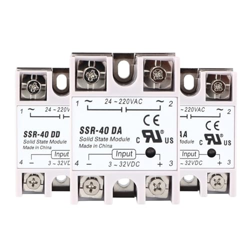 Halbleiterrelais 1pc Solid State Relais SSR-25 40 80DA/AA Eingang 3-32VDC Ausgang 24-480VAC Einphasig Relais Modul(DC control AC,60A) von AIRUIXI