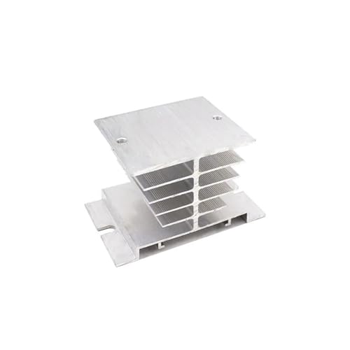 Halbleiterrelais Einphasiges Halbleiterrelais SSR 10-100DD DC-Steuerung DC 3-32VDC Eingang 5-60VDC Ausgang SSR-40DD DC zu DC Relaisbasis(White Small base) von AIRUIXI