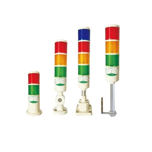 Industrielle Warnleuchten 24V DC LED Pilot Licht Signal Lampe CNC Maschine Arbeits Warnung Anzeige Licht TD55(3G24V) von AIRUIXI