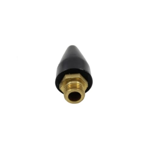 Klimaanlagen-Spülset 1/8 Zoll NPSM NPT männliche Gummi-/Messingspitzen-Ersatzluftdüse for pneumatische Werkzeuge(5pcs 1 8 NPSM) von AIRUIXI