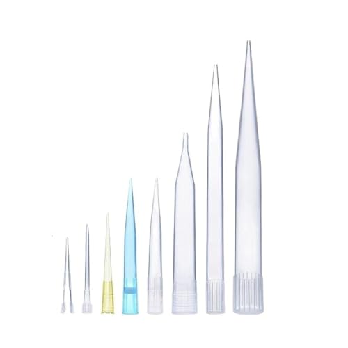 Laborpipette 10µl 250µl 200µl 500µl 1ml 5ml 10ml Mikropipette Einweg-Pipettenspitze aus Kunststoff(250ul (1000pcs)) von AIRUIXI