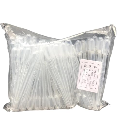 Laborpipette Labor 0,2 ml 0,5 ml 1 ml 2 ml 3 ml 5 ml 10 ml Kunststoffpipette for Übertragen von Einweg-Tropfern(3ml 200pcs) von AIRUIXI