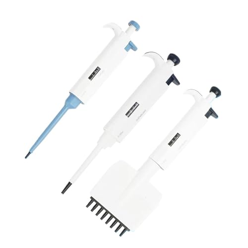 Laborpipette Labor-Pipette mit variablem Volumen 0,1–2,5 µl 1000–5000 μl 2–10 ml 1/8-Kanal-Mikropipette, manueller Spender(200-1000uL) von AIRUIXI