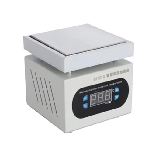 Lötstation Heizplatte 100 * 100mm Heizstation Elektronische Heizplatte Tisch Vorwärmplattform 0~400 ℃ for BGA PCB SMD Telefon LCD Touchscreen Reparatur(110V US) von AIRUIXI
