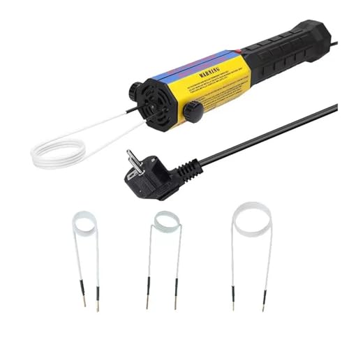Magnetische Induktionsheizgerät 1000W Magnetische Induktion Heizung Kit 110V 220V 1000W Flammenlose Wärme 3/8 Spulen Auto Reparatur Werkzeug(8 Coils,220V EU) von AIRUIXI