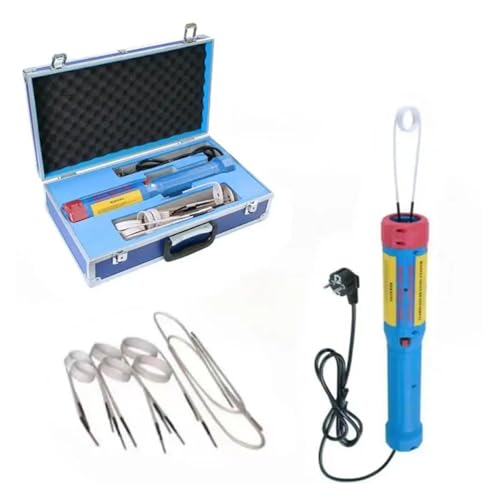 Magnetische Induktionsheizgerät 1100 W flammenlose magnetische Induktionsheizungen, 110 V/220 V, Autoschraubenentferner mit 3/8 Spulen, Aluminiumbox.(3 Coils,110V US) von AIRUIXI