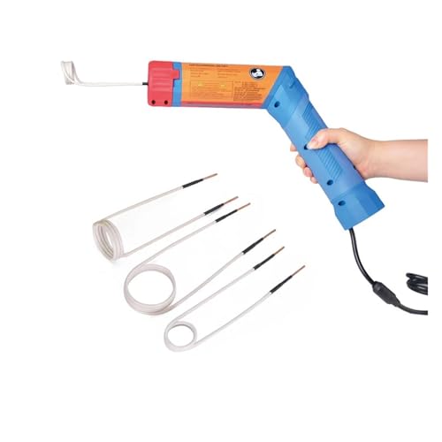 Magnetische Induktionsheizgerät 1100W Magnetische Induktion Heizung Kit 110V/220V Automotive Flammenlose Wärme 3 Spulen(Blue,US_110V) von AIRUIXI