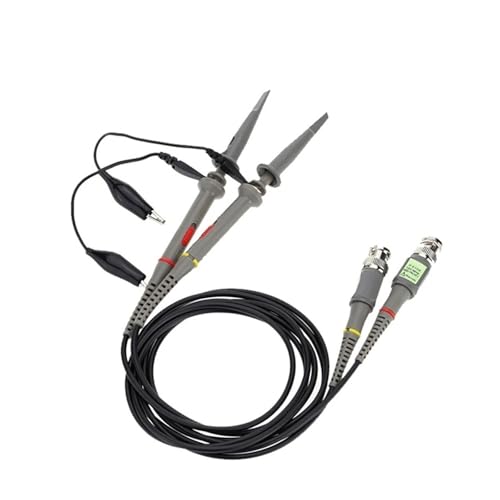 Oszilloskop Tastköpfe DC-100MHz Scope Clip Probe P6100 Oszilloskop Geeignet for 1014D 1013D DSO-TC3 DPOX180H DSO2C10 6022BE Universal(2PCS P6100) von AIRUIXI