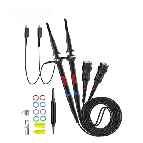Oszilloskop Tastköpfe P2200 2 stücke 200MHz Oszilloskop Sonde X1/X10 Sicher BNC Test Blei Clip kit 10:1 Sonde Oszilloskop Tastköpfe P2200 2 stücke 200MHz Oszilloskop Sonde X1/X10 Sicher BNC Test Blei Clip kit 10:1 Sonde von AIRUIXI