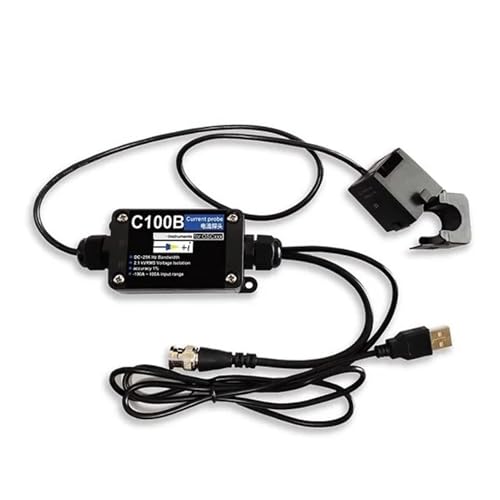 Oszilloskop-Tastkopf Standard-Stromsonde (Stromklemme), Modell C10B, AC/DC, 25 kHz, universell kompatible Oszilloskop-Stromsonde(C10B) von AIRUIXI