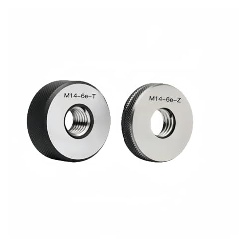 Ringlehre 1SET (1 * GO + 1 * NOGO) M33-M50 Nicht-Standard Metrische Feine Zahn Gewinde Ring Gauge 6e(M34X1.5 6e TZ) von AIRUIXI