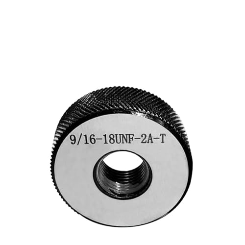 Ringlehre 1SET (1 * GO + 1 * NOGO) Nicht standardmäßiger Feingewinde-Ringlehrring, Genauigkeit 2A UNC/F/EF/S 1-1/16 1-1/8 1-3/16 1-1/4 1-5/16 1-3/8(1-3I16-16UN-2A T Z) von AIRUIXI