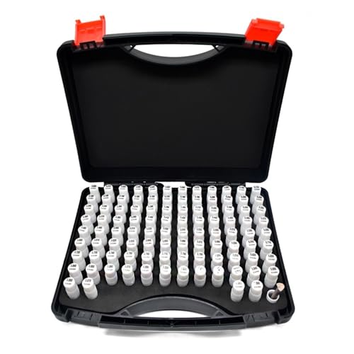 Stahlstiftlehre Präzisions-Stahlstiftlehre, 0,1–13 mm, Schrittweite 0,01 mm, glatter Lehrdorn, Lochlehrensatz(3-4mm 101pcs) von AIRUIXI