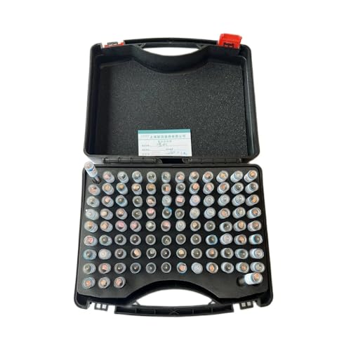 Stahlstiftlehre Stiftlehre 0,1-10 mm Schritt 0,001 mm Dornlehre Lochlehre Satz Stift Messwerkzeug(7-8mm 0.01mm 101pcs) von AIRUIXI