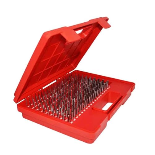 Stahlstiftlehre Zoll-Stiftlehre Präzisionsstift-Typ Messstift 0,011-0,060" Genauigkeit 0,0002"(M6+0.833-.916 84PCS) von AIRUIXI