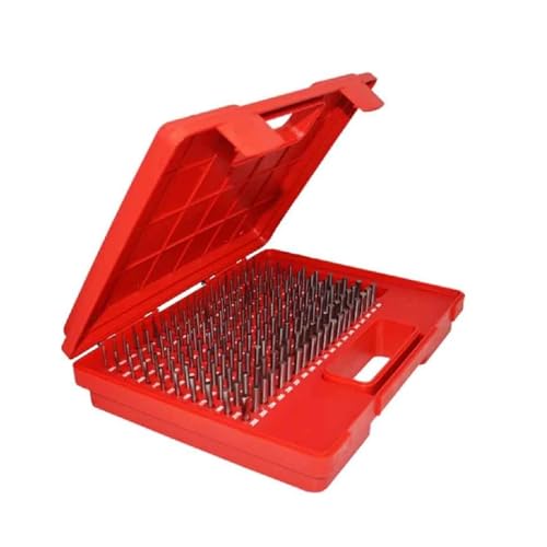 Stahlstiftlehre Zoll-Stiftlehre Präzisionsstift-Typ Messstift Genauigkeit 0,0002 Zoll Messwerkzeug(M1-0.061-0.250'' 190pcs) von AIRUIXI