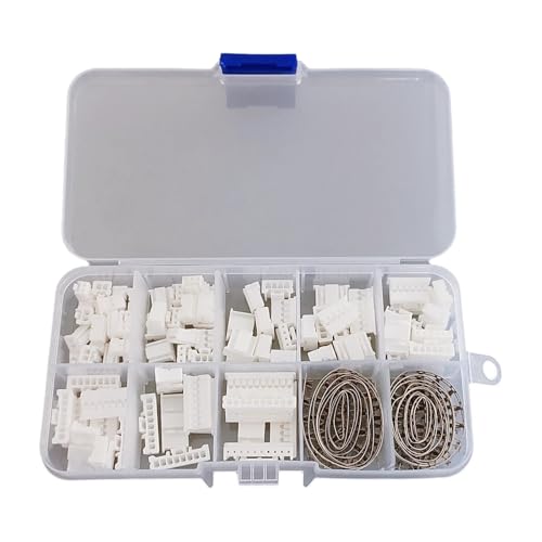 Steckverbinder-Kit 1Box ​​PA2.0 PAE2.0 2,0mm Anschlüsse Kit mit PA2.0 Stecker Crimp Terminal for PAP-02/03/04/05/06/07/08/10V-S von AIRUIXI