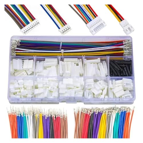 Steckverbinder-Kit 2,0 mm Pitch JST-PH 2.0 Stecker/Buchse mit vorgecrimpten 22AWG-Verlängerungskabeln, PH 2,0 mm Stecker/Buchse-Gehäuse von AIRUIXI