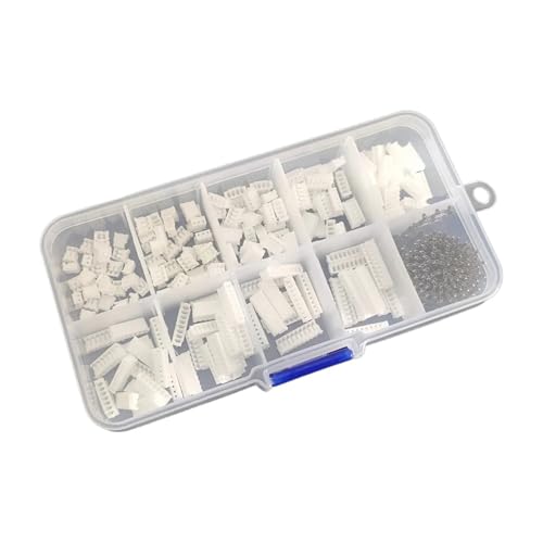 Steckverbinder-Kit 430 Stück/Box ZH 1,5 MM-Steckverbinder und Crimp-Anschluss-Kit Kompatibel mit JST ZH 1,5-Steckverbindern 2/3/4/5/6/7/8/9/10-poligem Gehäuse von AIRUIXI