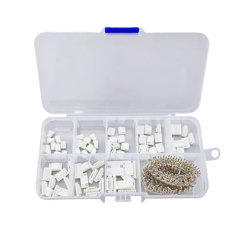 Steckverbinder-Kit 530 STÜCKE GH1.25 Gehäuseverbinder und Crimp-Anschlusssatz Verbinderstecker GH1.25mm Pitch for Flugsteuerung 3D-Drucker von AIRUIXI