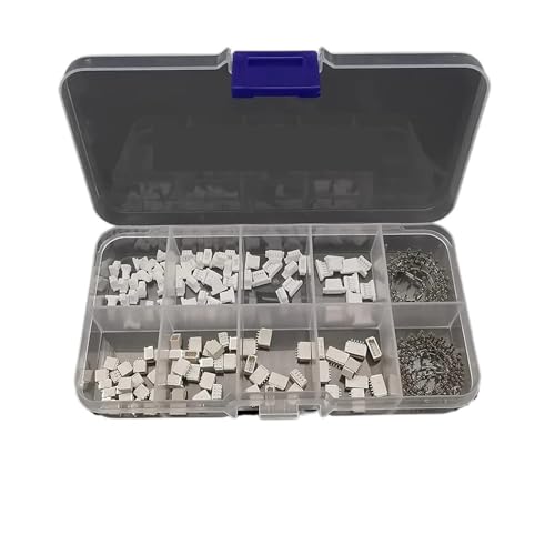 Steckverbinder-Kit JST 1.25/PH2.0/XH2.54/SM2.54/JST SYP 2P/VH3.96 Stecker + Buchse Kunststoffgehäuse Anschlussstiftleiste Kabelverbinder(SH1.0) von AIRUIXI