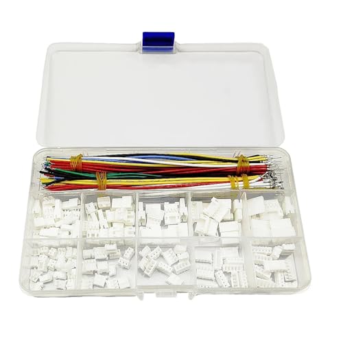 Steckverbinder-Kit JST PH 2,0 mm Stecker männlich weiblich vorgecrimpt 24 AWG Silikonkabelsatz von AIRUIXI