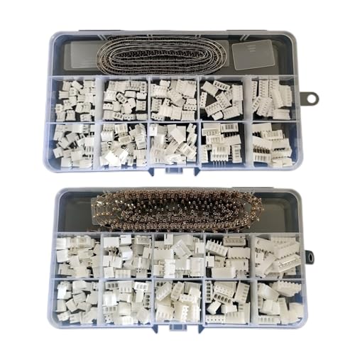 Steckverbinder-Kit JST PH2.0 XH2.54 Stecker-Buchse, gerader Nadelanschlusssatz, 2/3/4/5/6-poliger Stecker mit Anschlussbuchse(PH2.0) von AIRUIXI