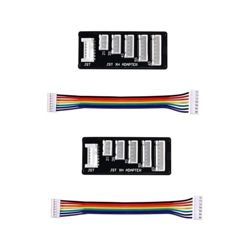Steckverbinder-Kit JST-XH-2-6S Lipo Batterie Ladung Balance Board 1/2 stücke JST XH Bord Balance Erweiterung Ladegerät Adapter(2Pcs) von AIRUIXI