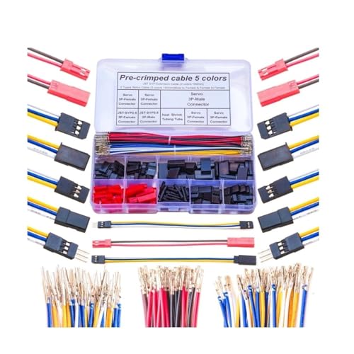 Steckverbinder-Kit Servo-Anschlusssatz, 2,54 mm JST-SYP 22AWG-Kabel, SYP-2/3-poliger Stecker von AIRUIXI