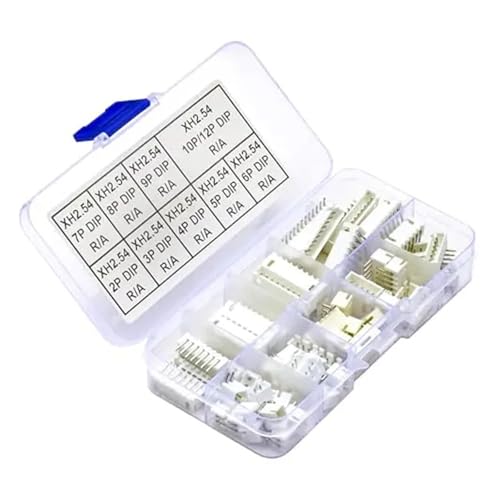 Steckverbinder-Kit XH2.5 DIP-Header Jst 2,54 mm Pitch IC-Steckeradapter, JST-XH DIP-Header seitlicher Typ rechtwinkliger Typ Header von AIRUIXI