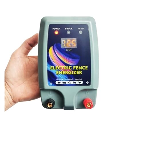 Weidezaungerät 5KM Elektrozaungerät 12V for Bauernhof mit Alarm(EU-NO Alarm) von AIRUIXI