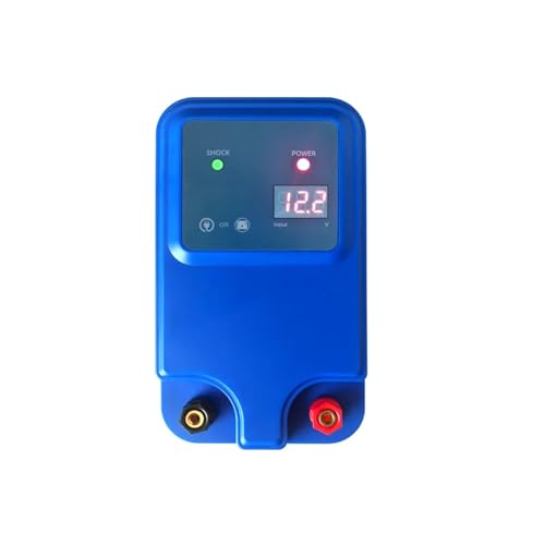 Weidezaungerät Elektrischer Zaun-Energizer 1,5 J 10 km Zaun-Ladegerät Tragbarer Farm-Controller Wechselstrom-Elektrozaun-Energizer(EU) von AIRUIXI