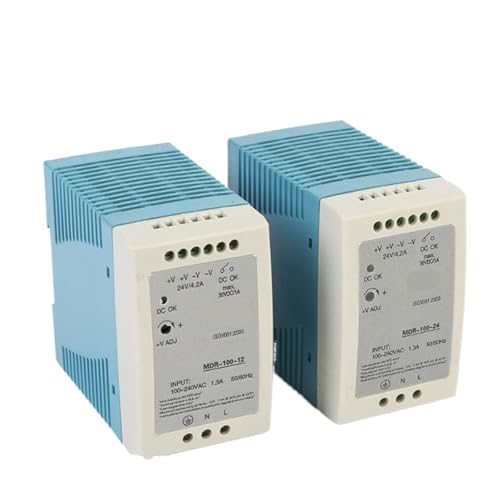 hutschienen-netzteil 100W Din-Schienen-Schaltnetzteil 12V 15V 24V 48V AC DC MDR-100W Einzelausgang MDR-100W(MDR-100W-15V) von AIRUIXI