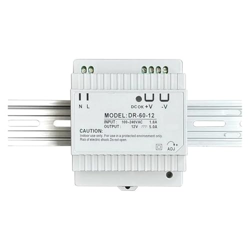 hutschienen-netzteil 15W 60W 100W Schaltnetzteil 5V12V15V24V DIN-Schienenmontage Transformator(DR-15-5V 2.4A) von AIRUIXI