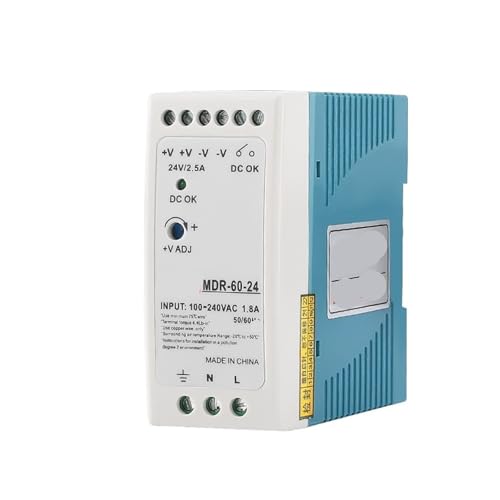 hutschienen-netzteil 40W 60W DIN-Schienen-Schaltnetzteil 5V 12V 24V 110V/220v AC zu DC Industrieller Stabilisator-Transformator(12V_40W) von AIRUIXI