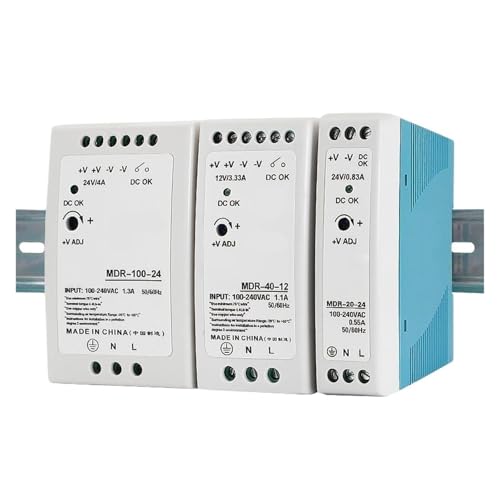hutschienen-netzteil 5V 12V 24V 48V Power MDR-20W 60W 100W Industrielle AC/DC Din Rail Power Supply Switch Einzel ausgang Schalt(MDR-20-12V) von AIRUIXI