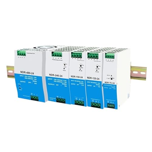 hutschienen-netzteil 75/120/150/240/480 W AC zu DC Schaltnetzteil for Hutschienenmontage, 88–264 V AC Eingang, 12 V/24 V/36 V/48 V Ausgang(NDR-75,36V) von AIRUIXI