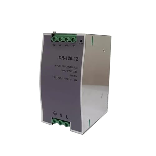hutschienen-netzteil DR-120-24V 5A 12V 10A 48V 2,5A Ausgangsschienentyp Schalttransformator mit geregelter Stromversorgung(DR-120-24V 5A) von AIRUIXI