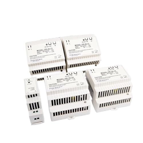 hutschienen-netzteil DR-30W DR-45W DR-60W Einzelausgang 5V 12V 15V 24V Industrie-Din-Schienen-Netzteilschalter MDR DR-15W/30/45/60(12V,DR-60(60W)) von AIRUIXI