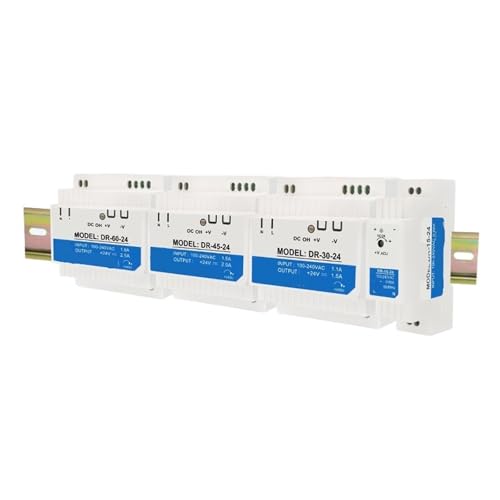 hutschienen-netzteil Din-schiene DR-15 DR-30/45/60W Schalt Netzteil Transformator AC 110V 220V Zu DC 5V 12V 24V(DR-45,5V) von AIRUIXI