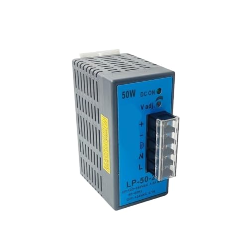 hutschienen-netzteil LP-50-24 DIN-Schienenmontage Spannung Digitalanzeige DC Bequeme Installation Schaltnetzteil Elektrischer Anschlussdraht(LP-50-24) von AIRUIXI