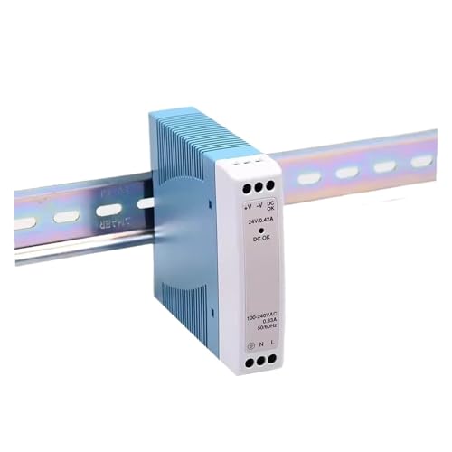 hutschienen-netzteil MDR-10-Serie DC 5 V 12 V 15 V 24 V 48 V Industrielles DIN-Schienen-Netzteil mit Einzelausgang(MDR-10-24V) von AIRUIXI