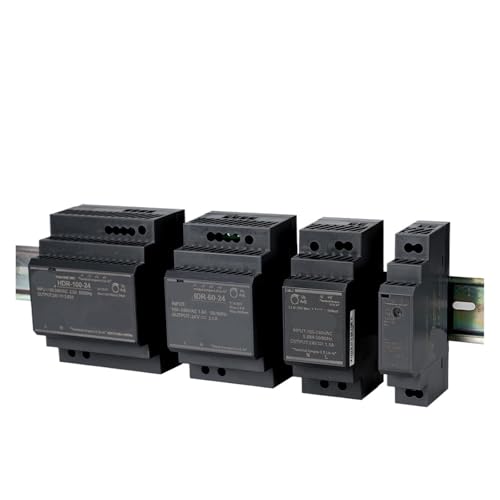 hutschienen-netzteil Schaltnetzteil HDR-Serie 100 W AC-DC 5 V 12 V 15 V 24 V 48 V Ultraflaches Stufenform-Schaltnetzteil for DIN-Schienen(15V) von AIRUIXI